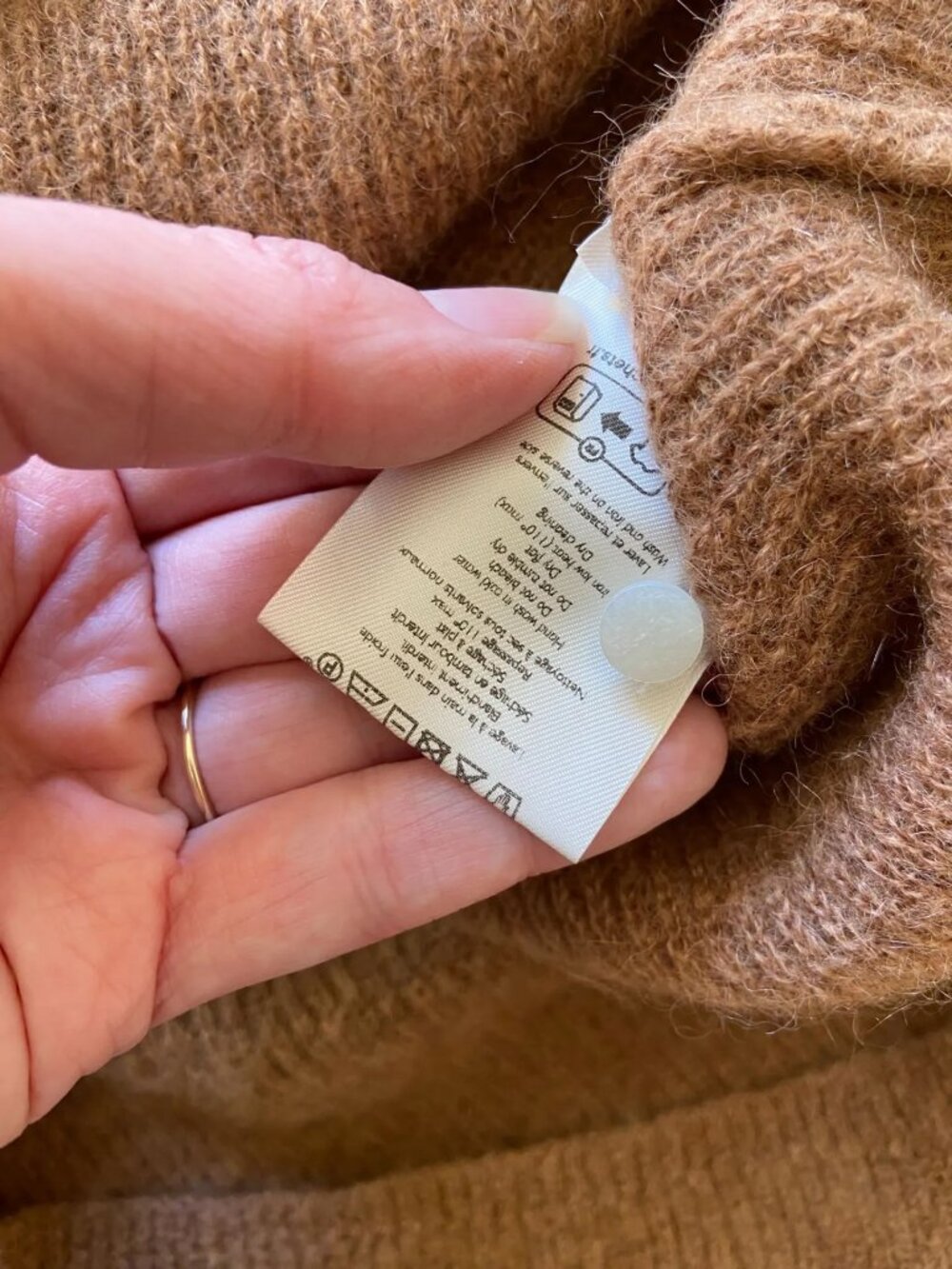 Sézane Gaspard Cardigan XS Camel Brown - Picture 5 of 5